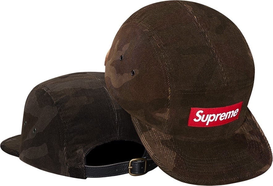 Cord Camo Camp Cap